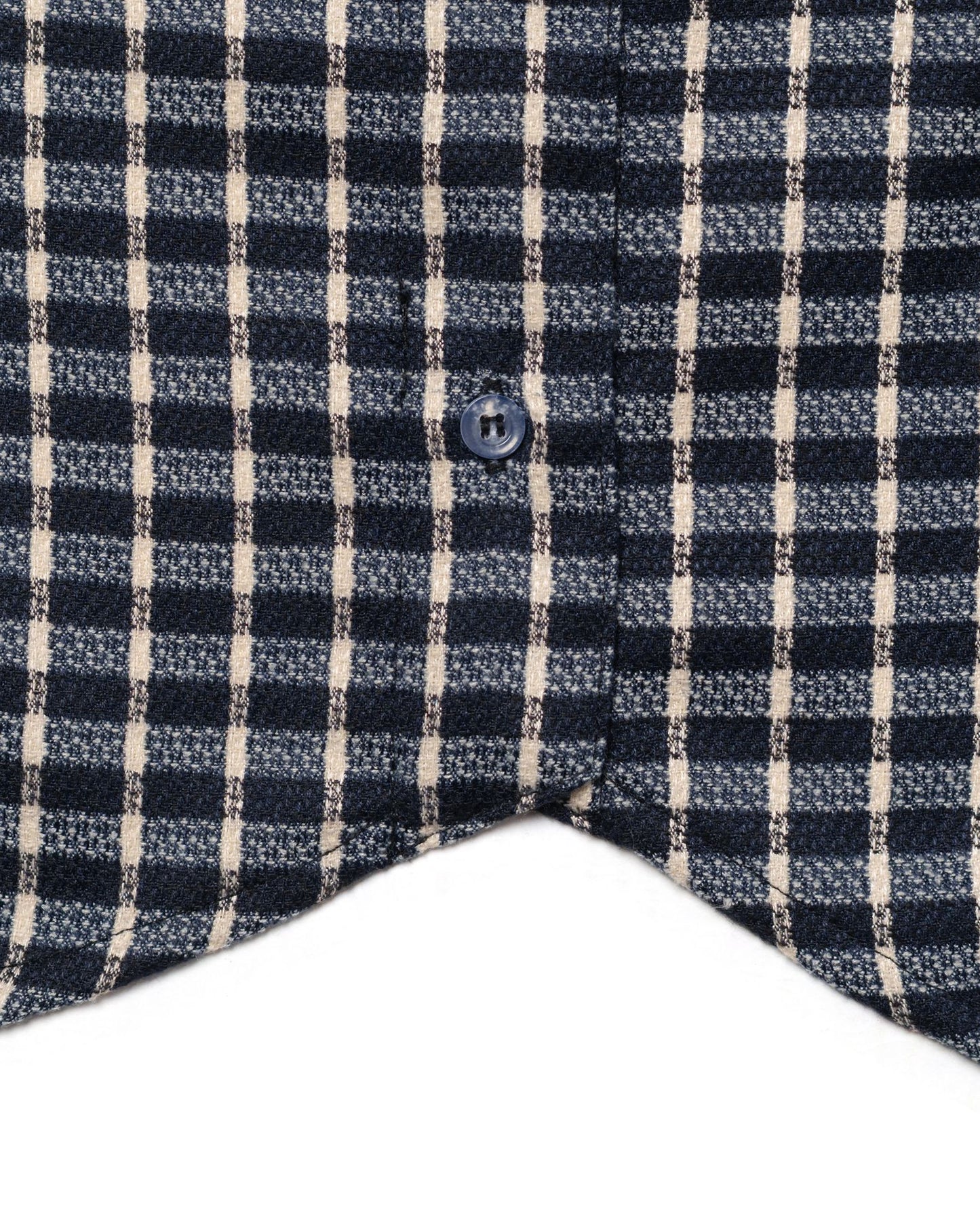 NAKANO SHIRT CHECKERED NAVY