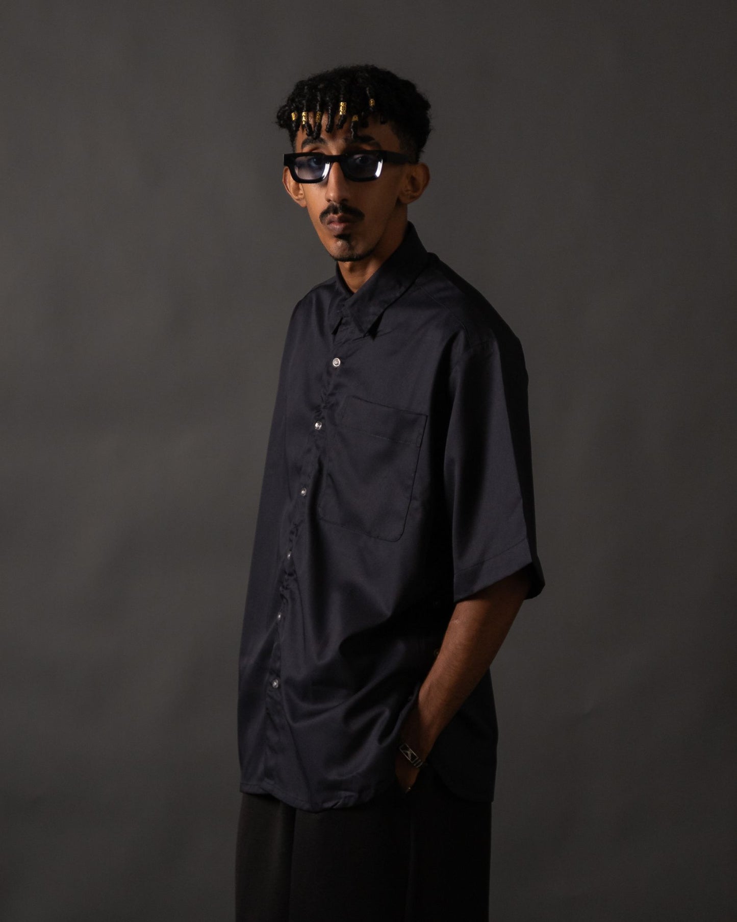 NAKANO SHIRT BLACK‎ ‎ ‎ ‎