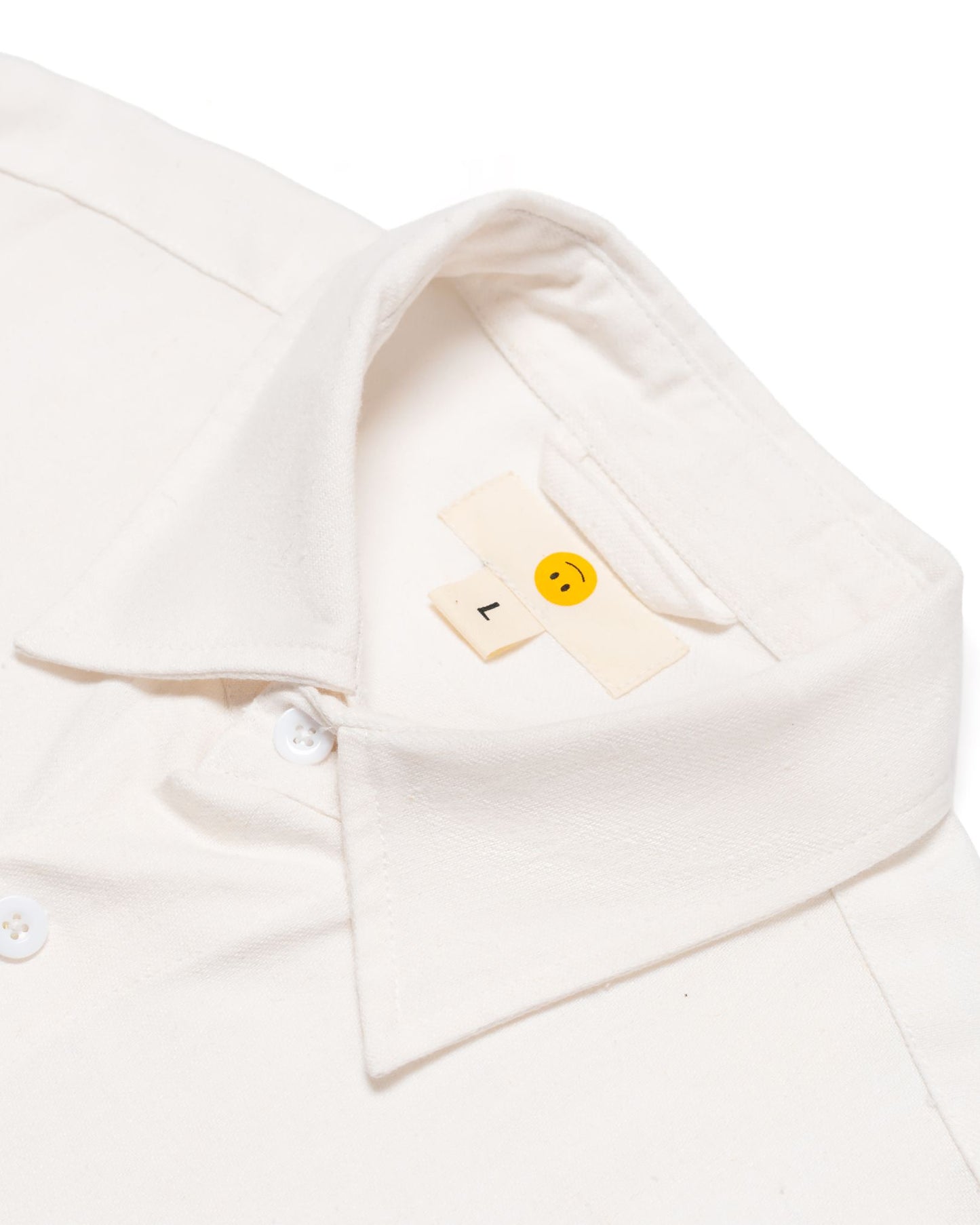 NAKANO SHIRT LINEN WHITE‎ ‎