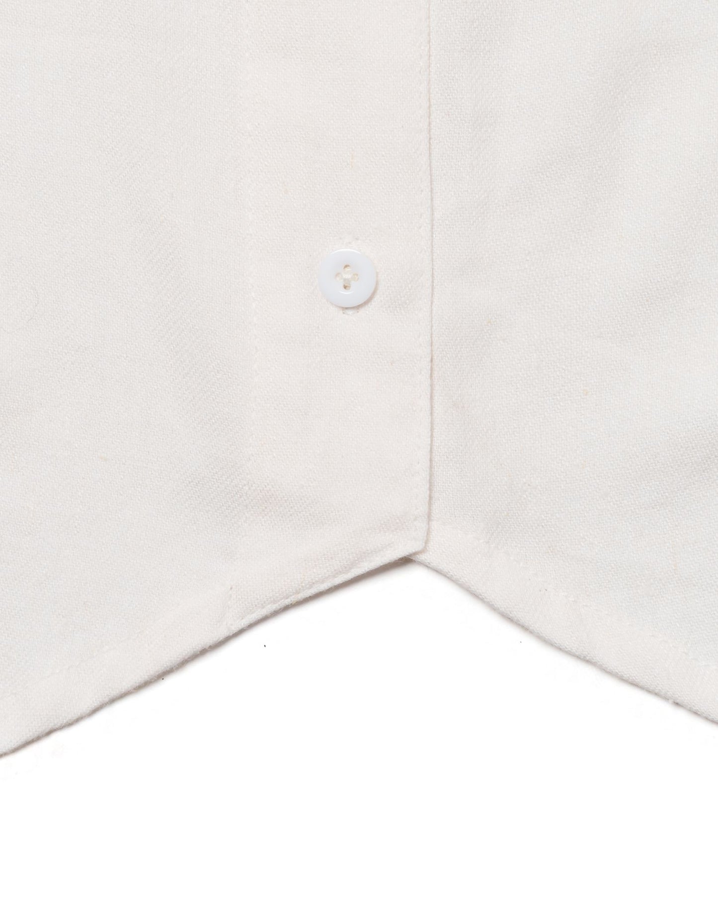 NAKANO SHIRT LINEN WHITE‎ ‎