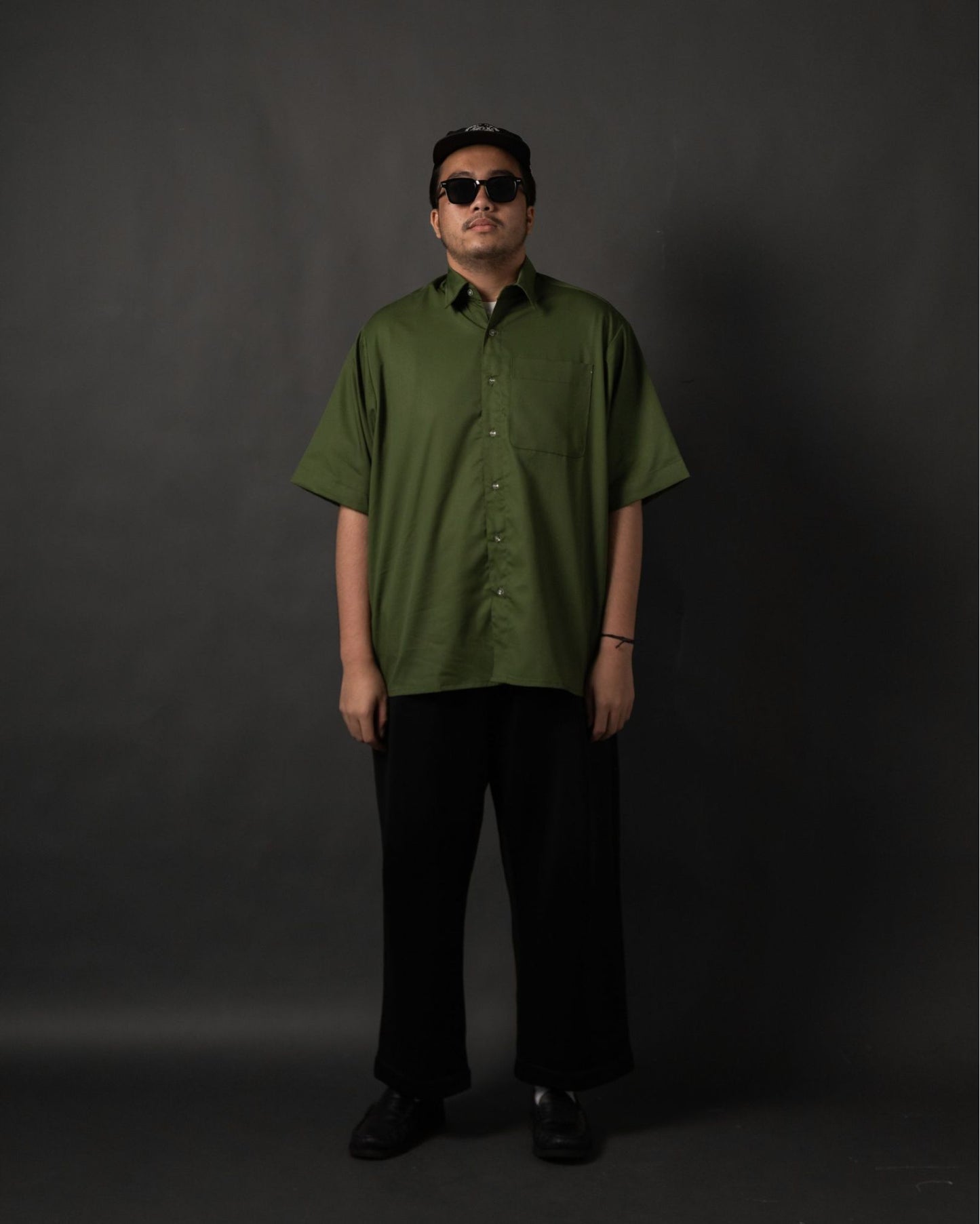 NAKANO SHIRT OLIVE‎ ‎ ‎ ‎