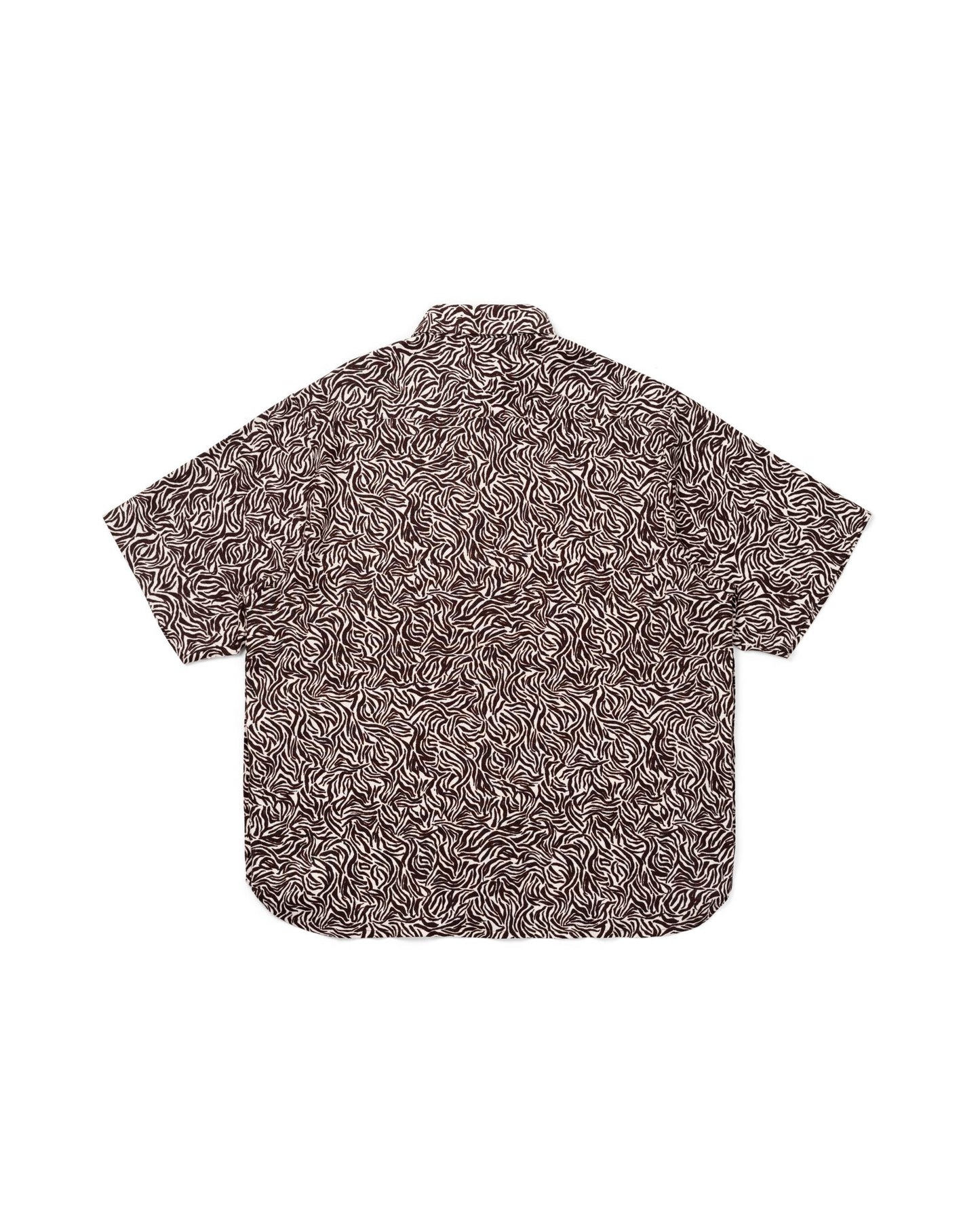 NAKANO SHIRT PATTERN BROWN WHITE TNOI
