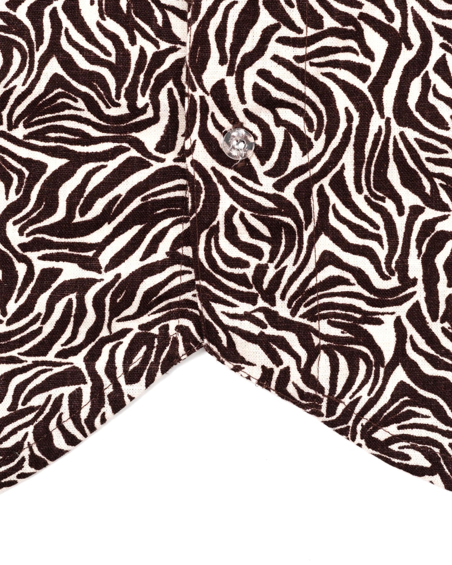 NAKANO SHIRT PATTERN BROWN WHITE TNOI