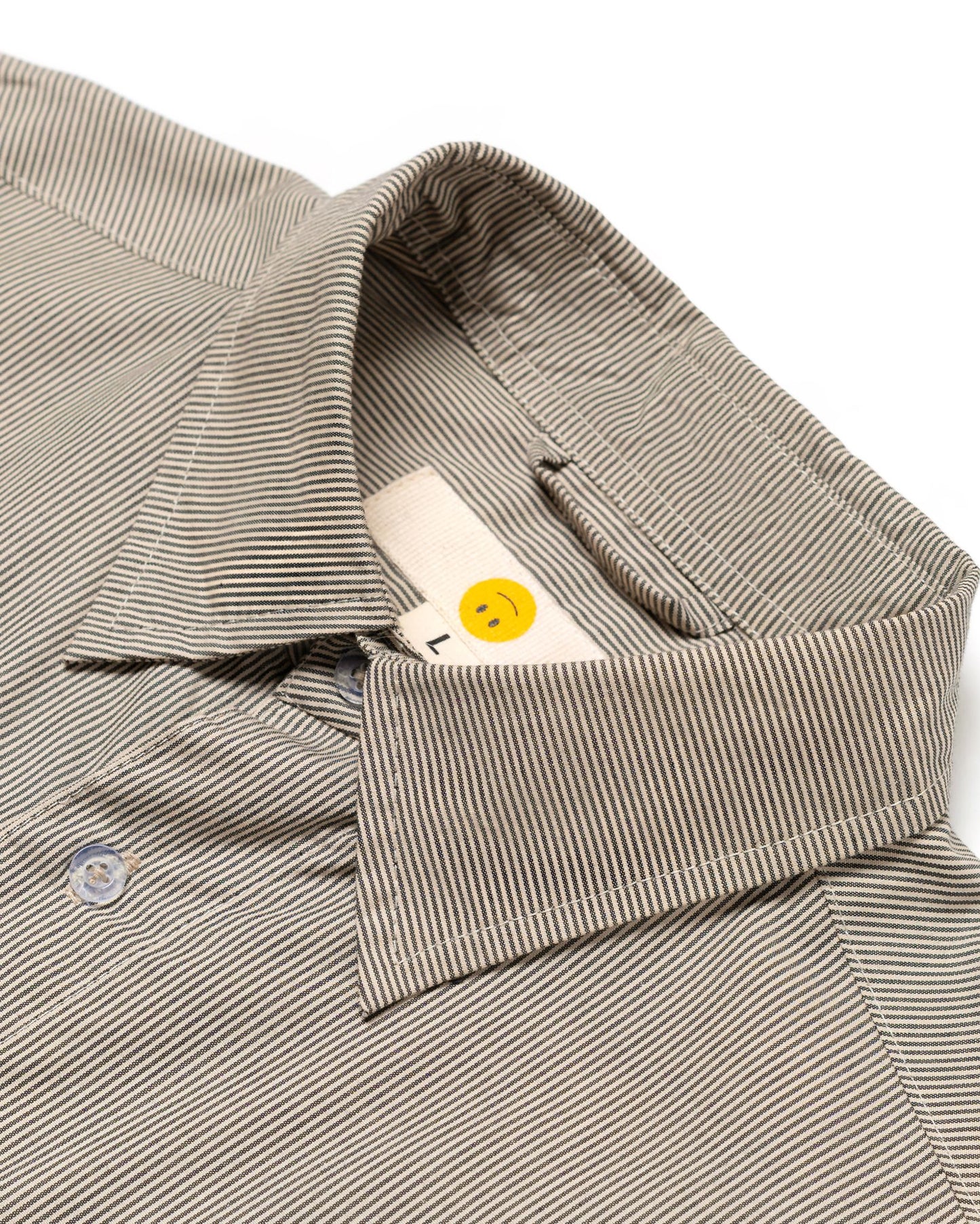 NAKANO SHIRT STRIPES BLACK WHITE