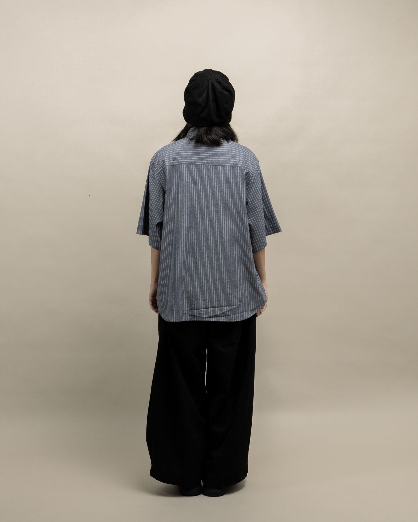 NAKANO SHIRT STRIPES GRAY