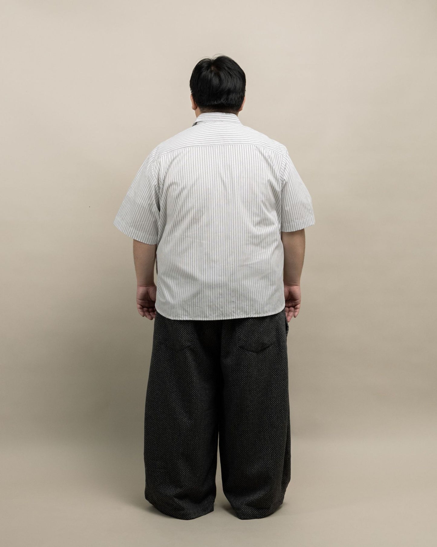 NAKANO SHIRT STRIPES WHITE