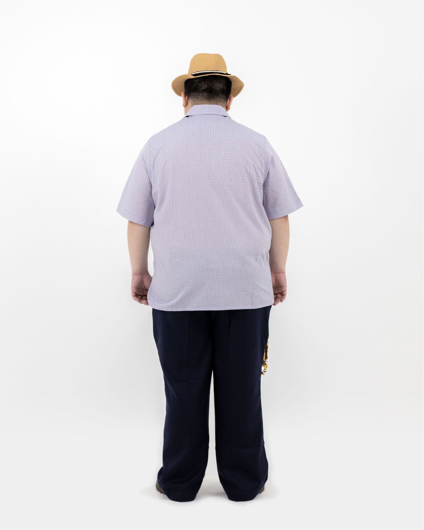 NOMIZU SHIRT CHECKERED PURPLE NWOS