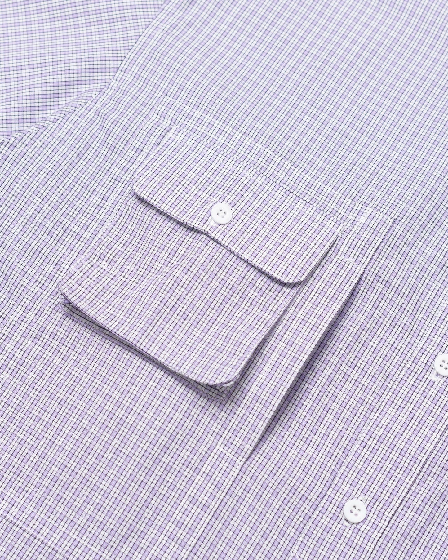 NOMIZU SHIRT CHECKERED PURPLE NWOS