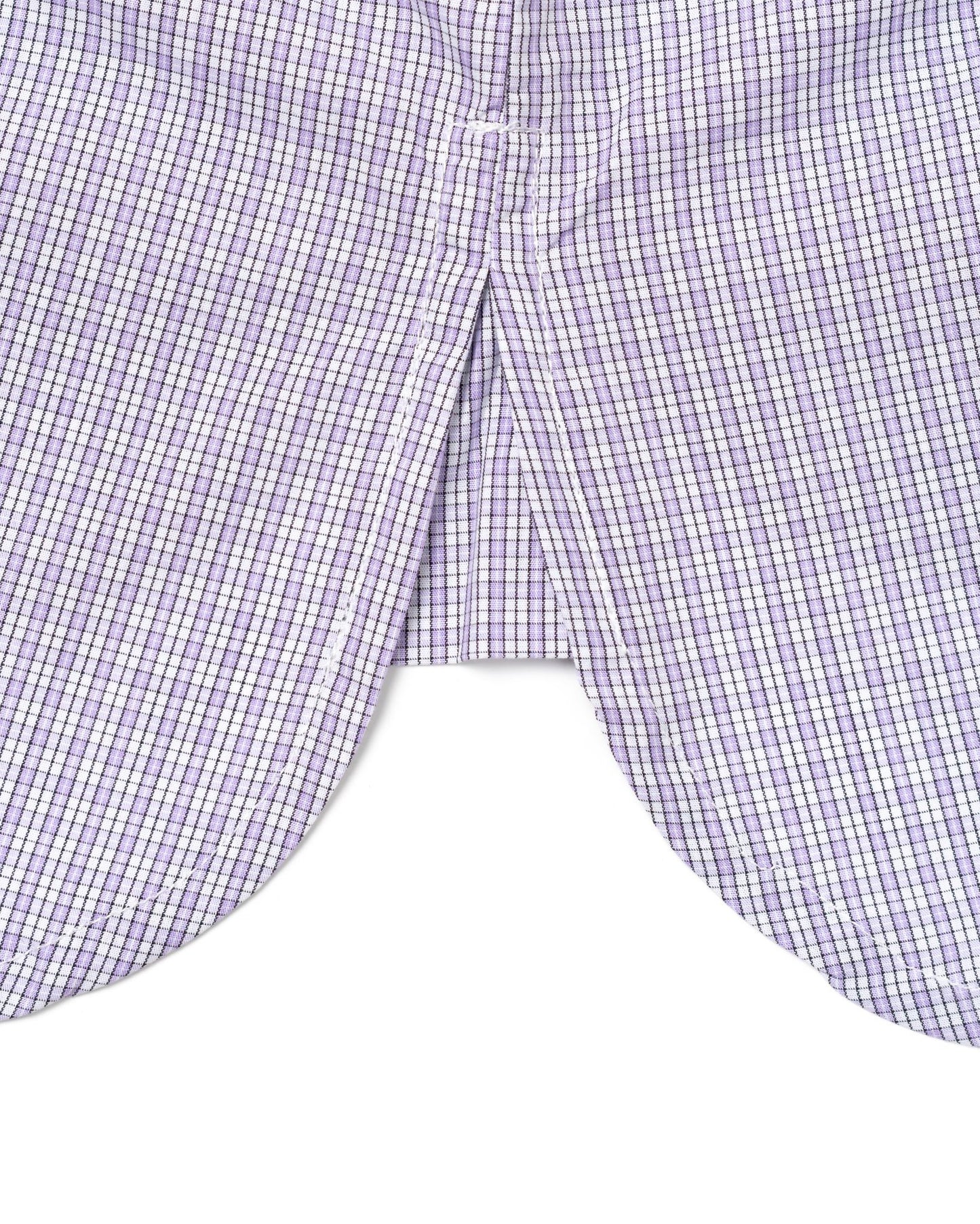 NOMIZU SHIRT CHECKERED PURPLE NWOS