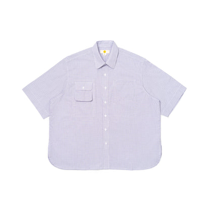NOMIZU SHIRT CHECKERED PURPLE NWOS