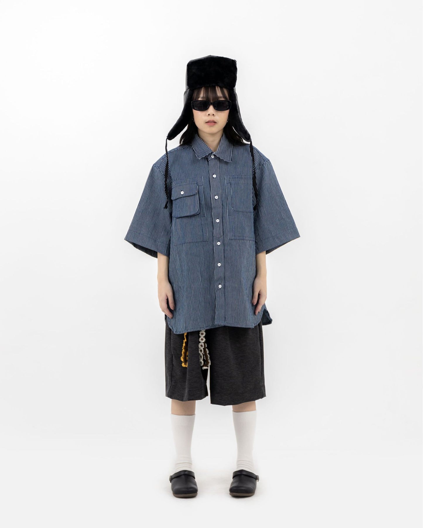 NOMIZU SHIRT HICKORY