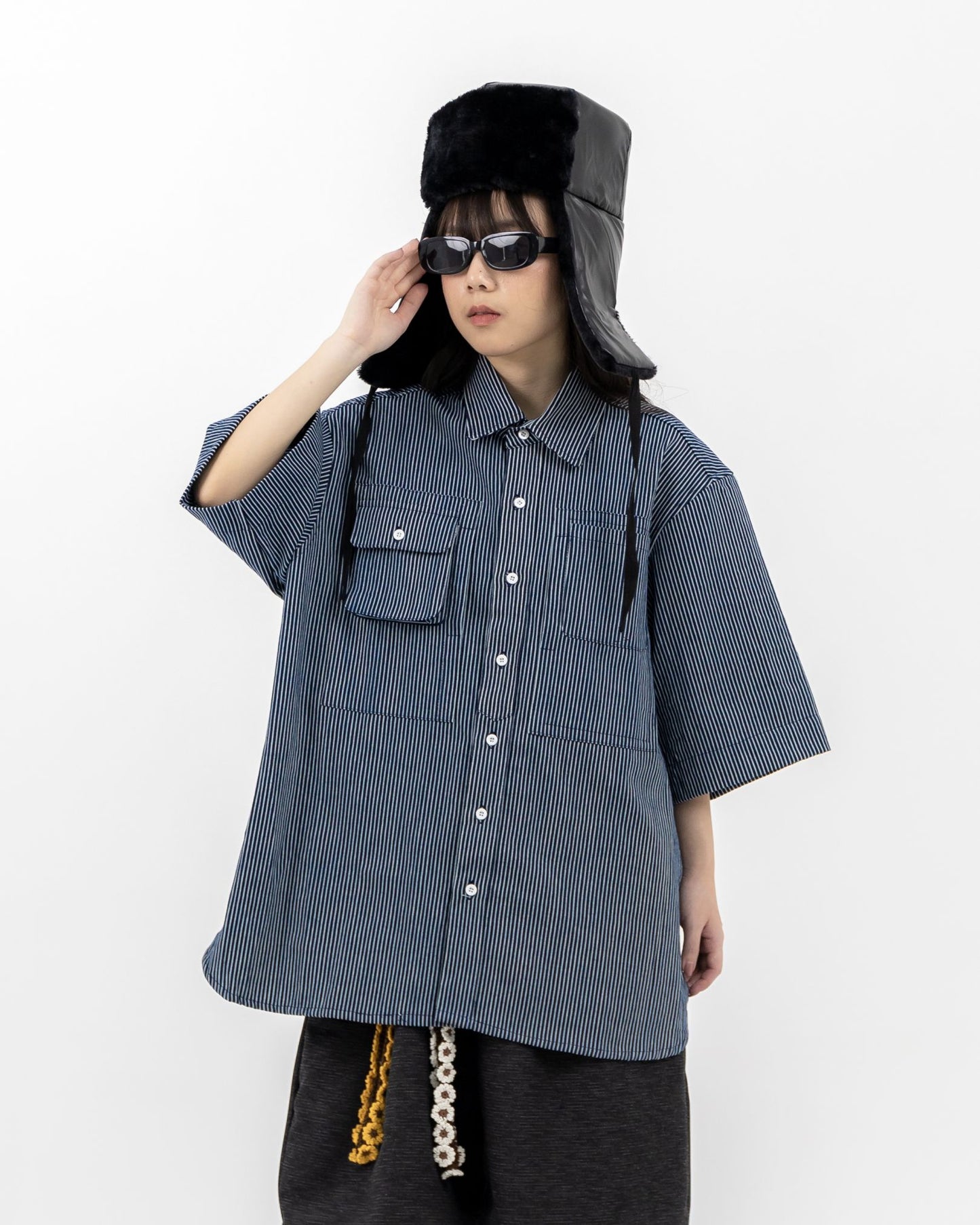 NOMIZU SHIRT HICKORY