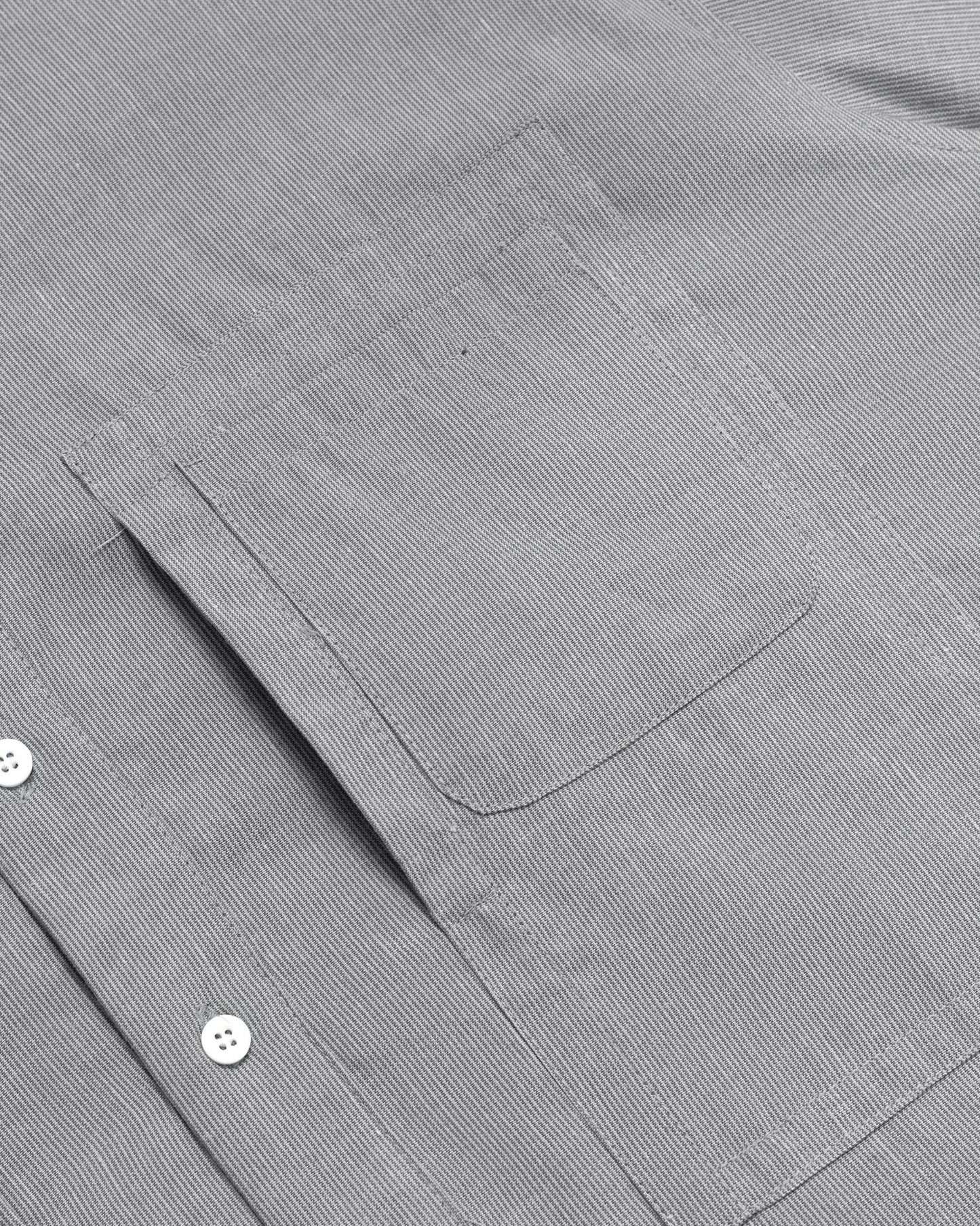 NOMIZU SHIRT STRIPES GRAY TNOI