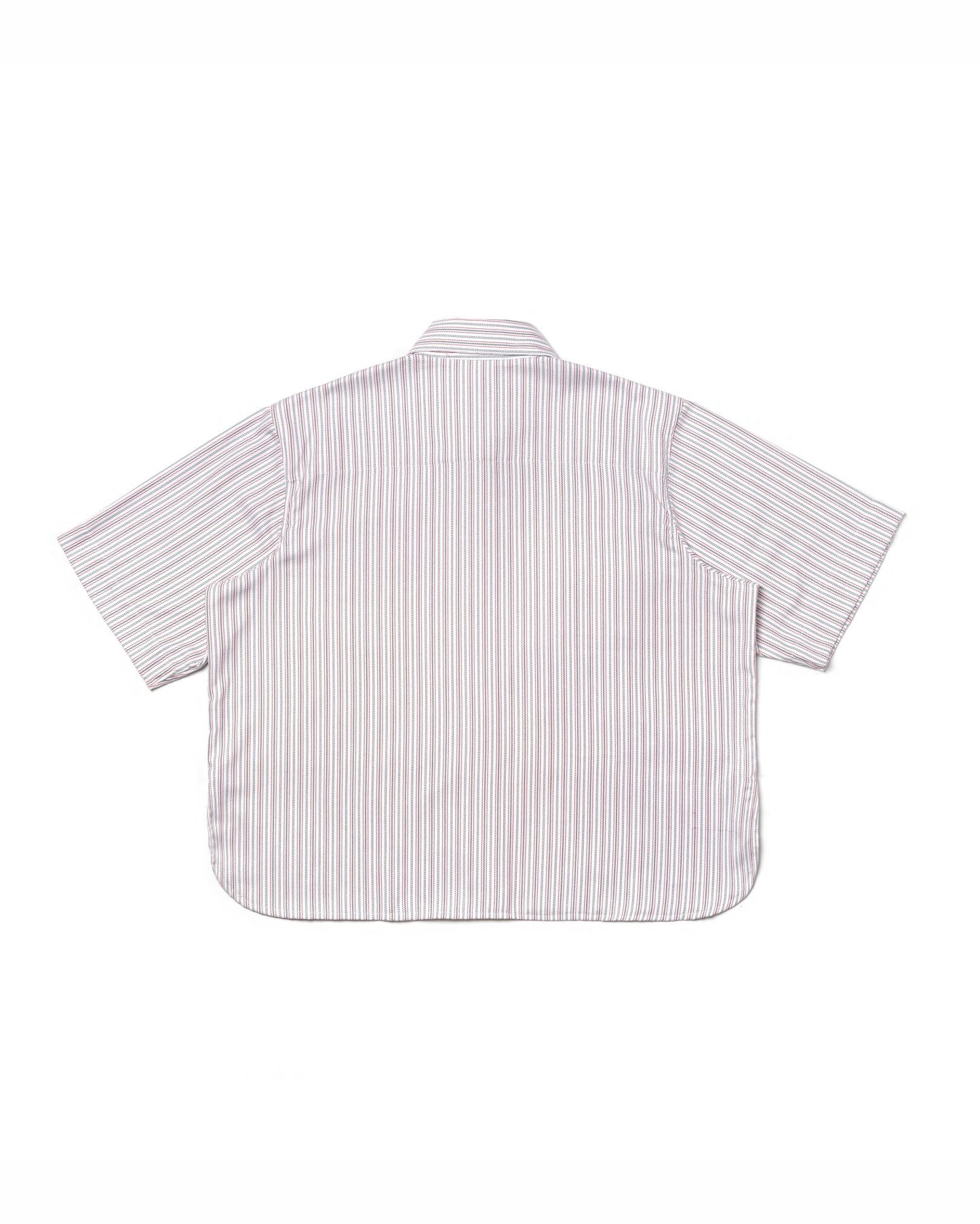 NOMIZU SHIRT STRIPES WHITE