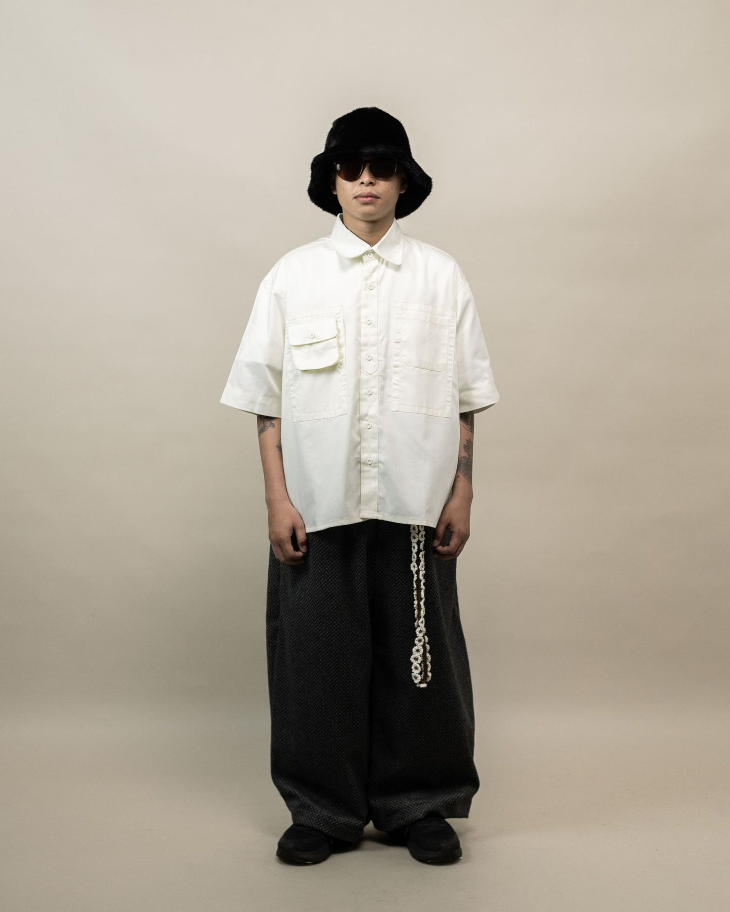 NOMIZU SHIRT WHITE