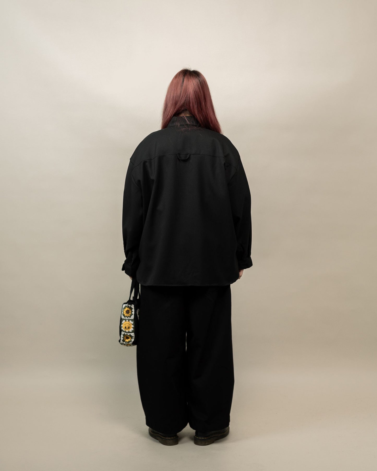 LEDO L/S SEMI WOOL BLACK‎ ‎