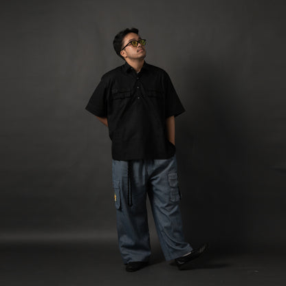 KANGAROO SHIRT BLACK