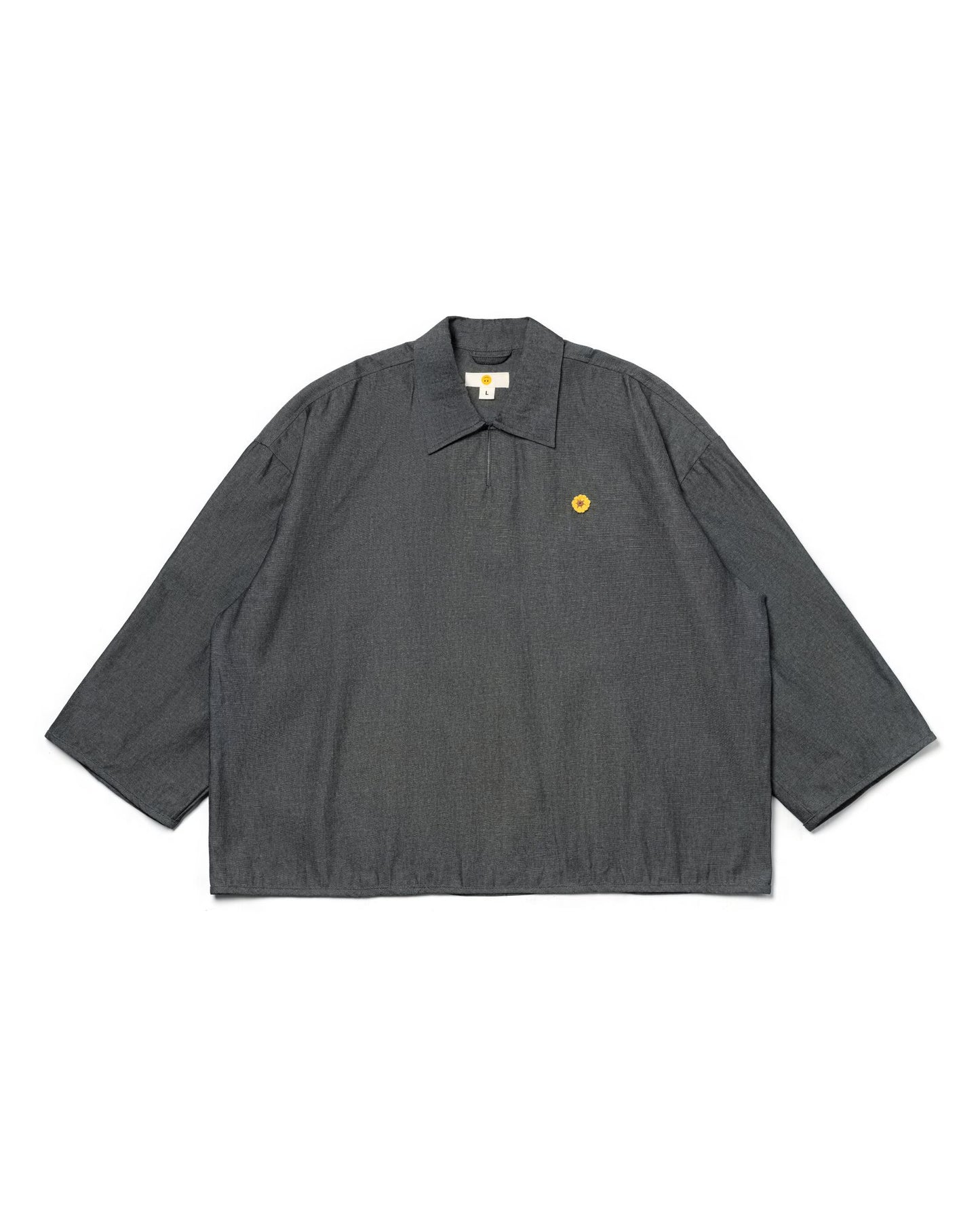PULLOVER SHIRT DENIM BLACK