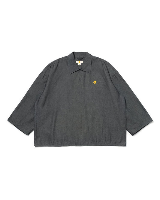 PULLOVER SHIRT DENIM BLACK