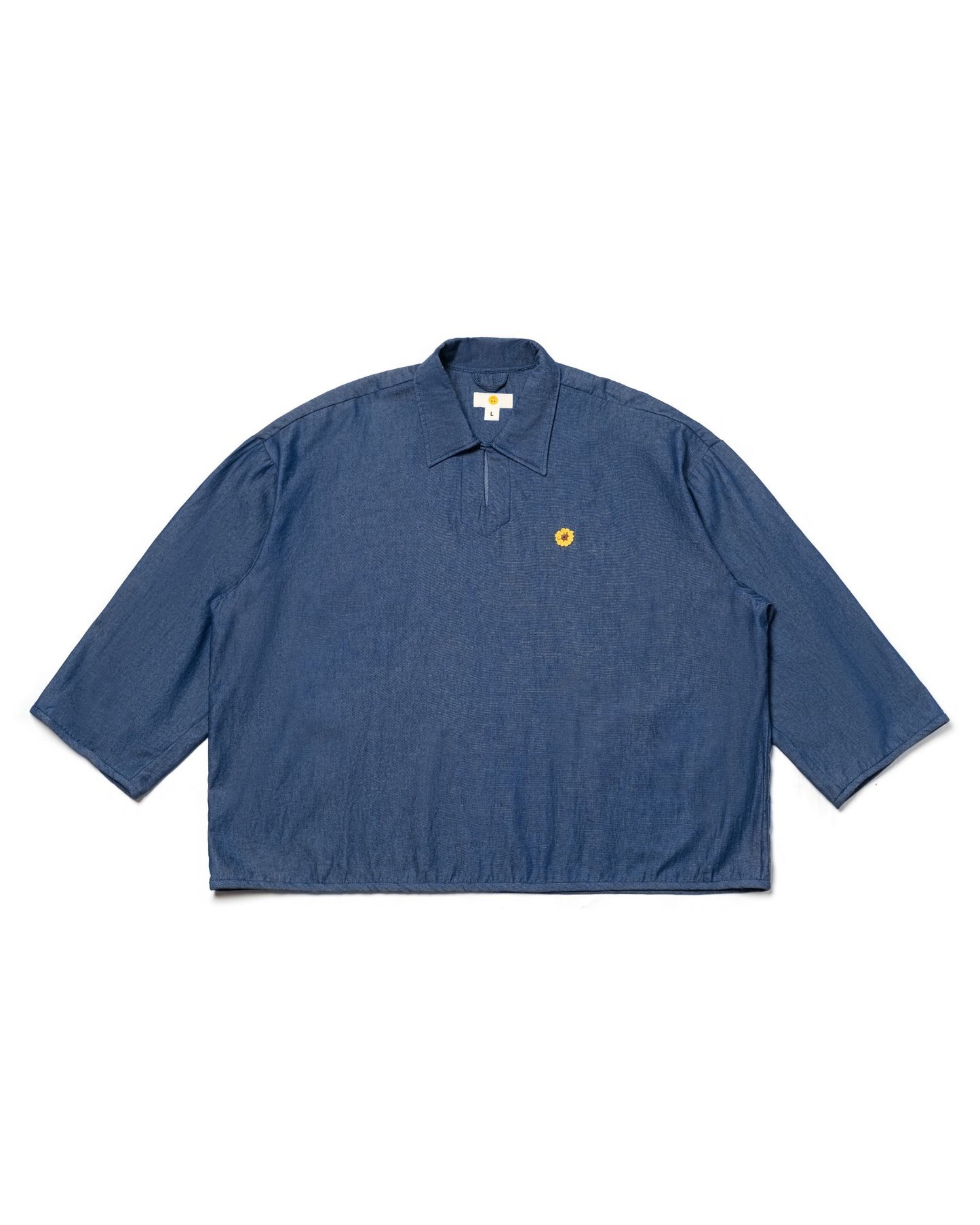 PULLOVER SHIRT DENIM BLUE