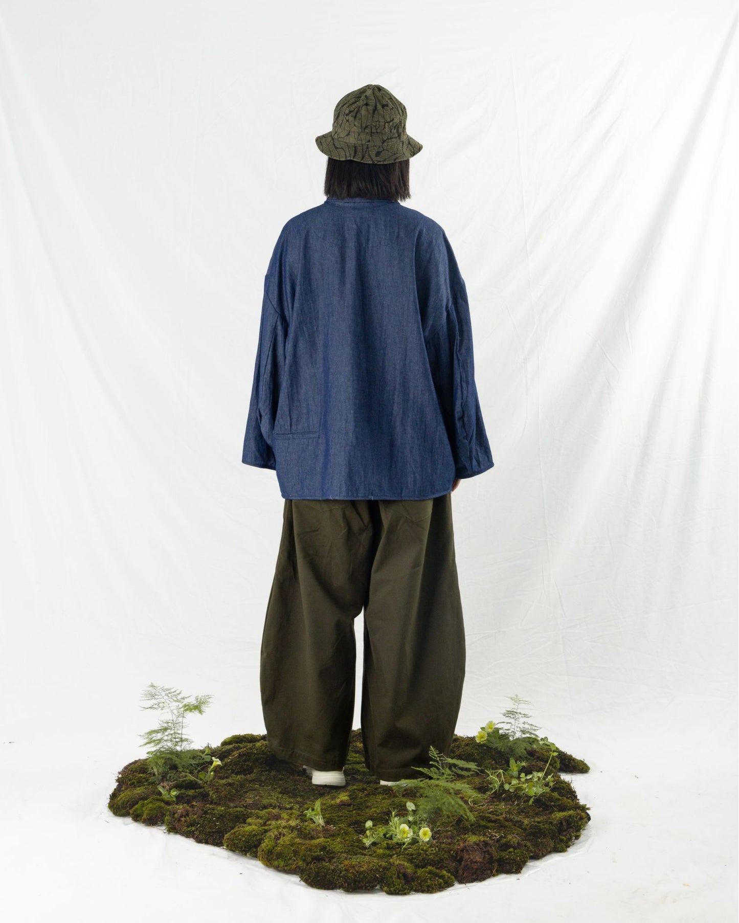 PULLOVER SHIRT DENIM BLUE
