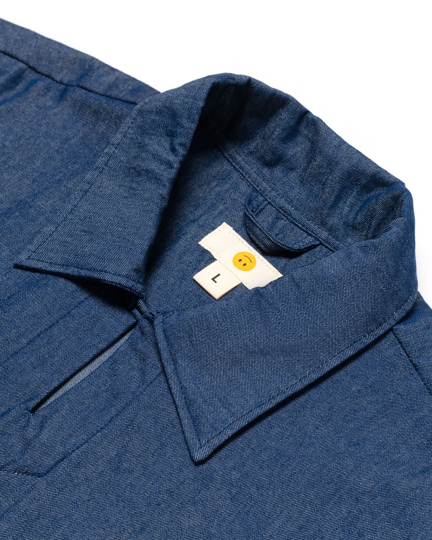 PULLOVER SHIRT DENIM BLUE