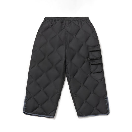 GRAY QUILT PANTS