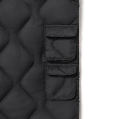 GRAY QUILT PANTS