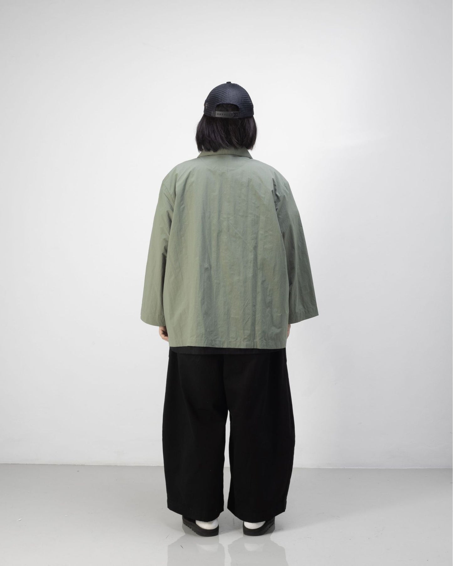 SABA OVERSHIRT GRAY/GREEN