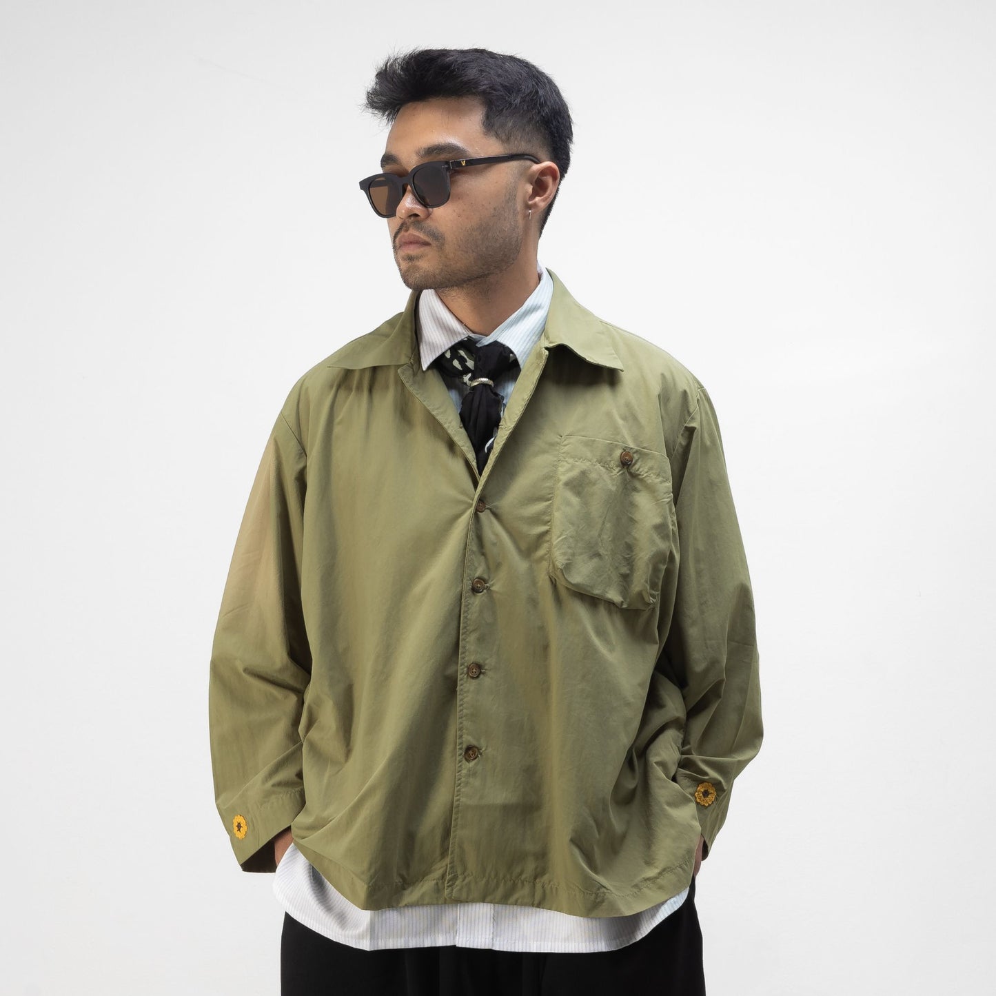 SABA OVERSHIRT LIGHT OLIVE