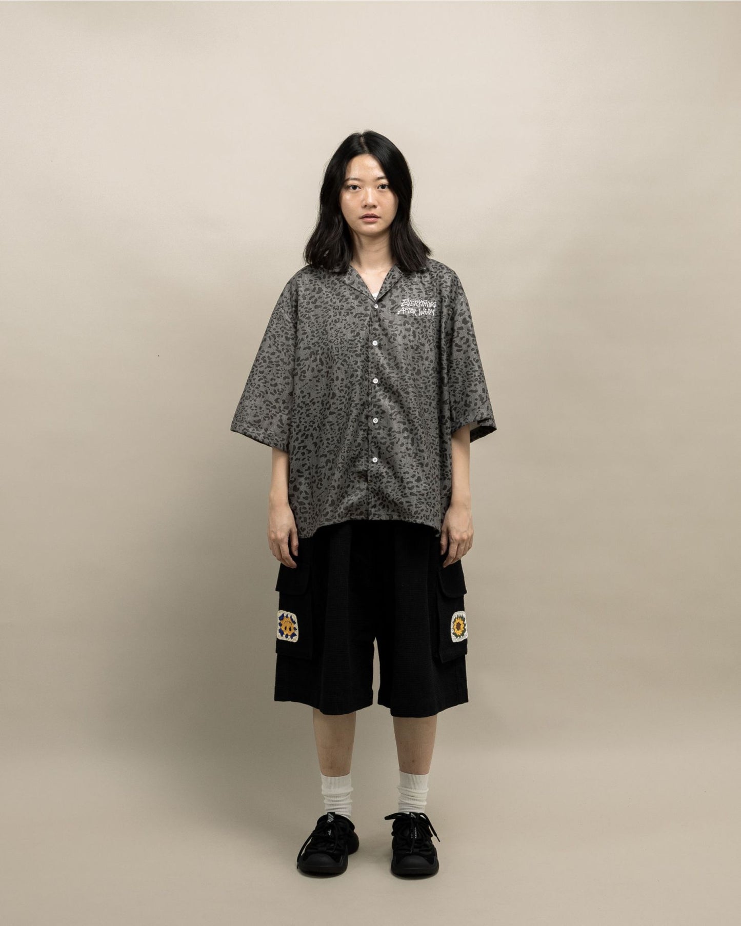 SHINKOIWA SHIRT CHEETAH PATTERN EAW