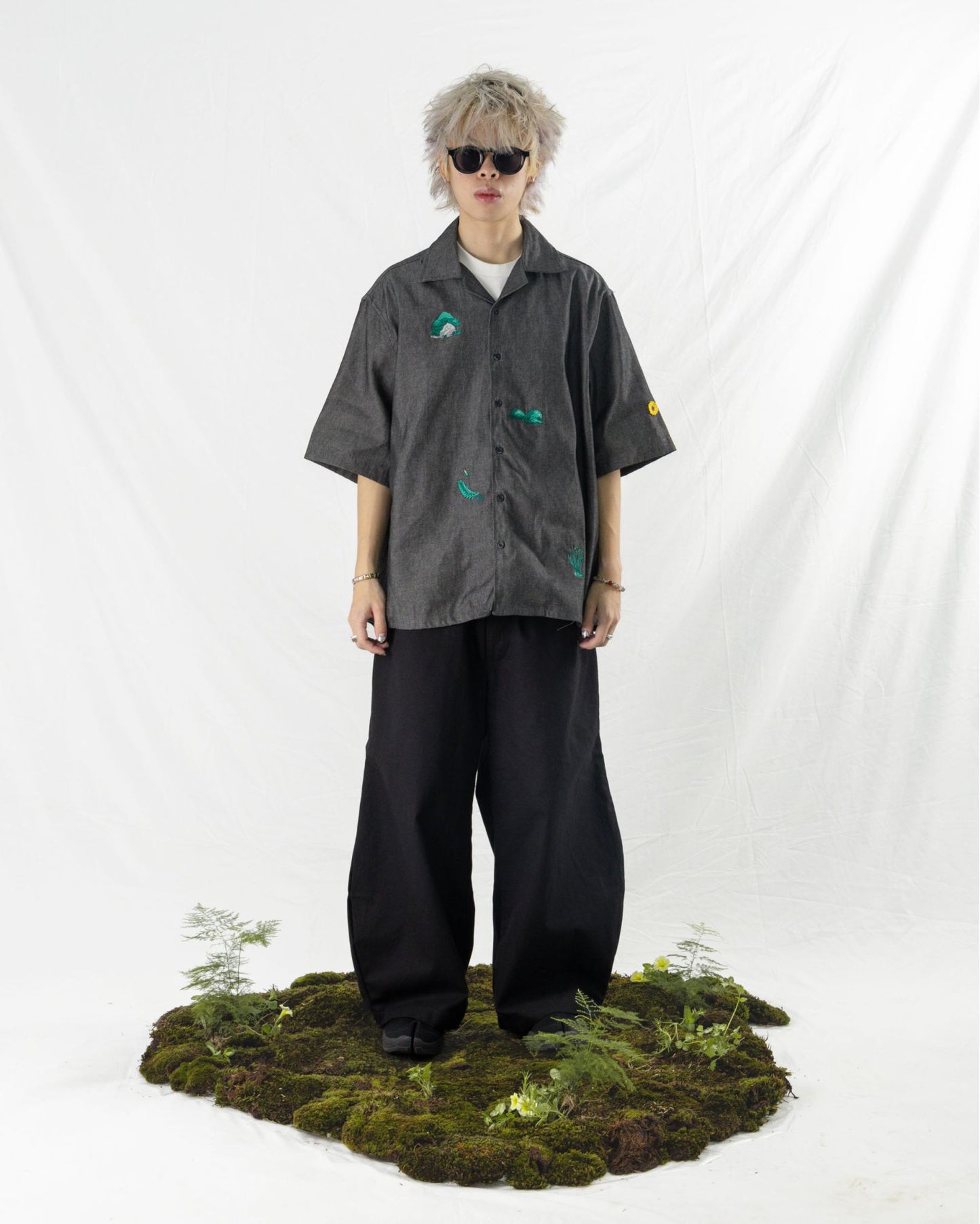 SHINKOIWA SHIRT DENIM BLACK NHNA