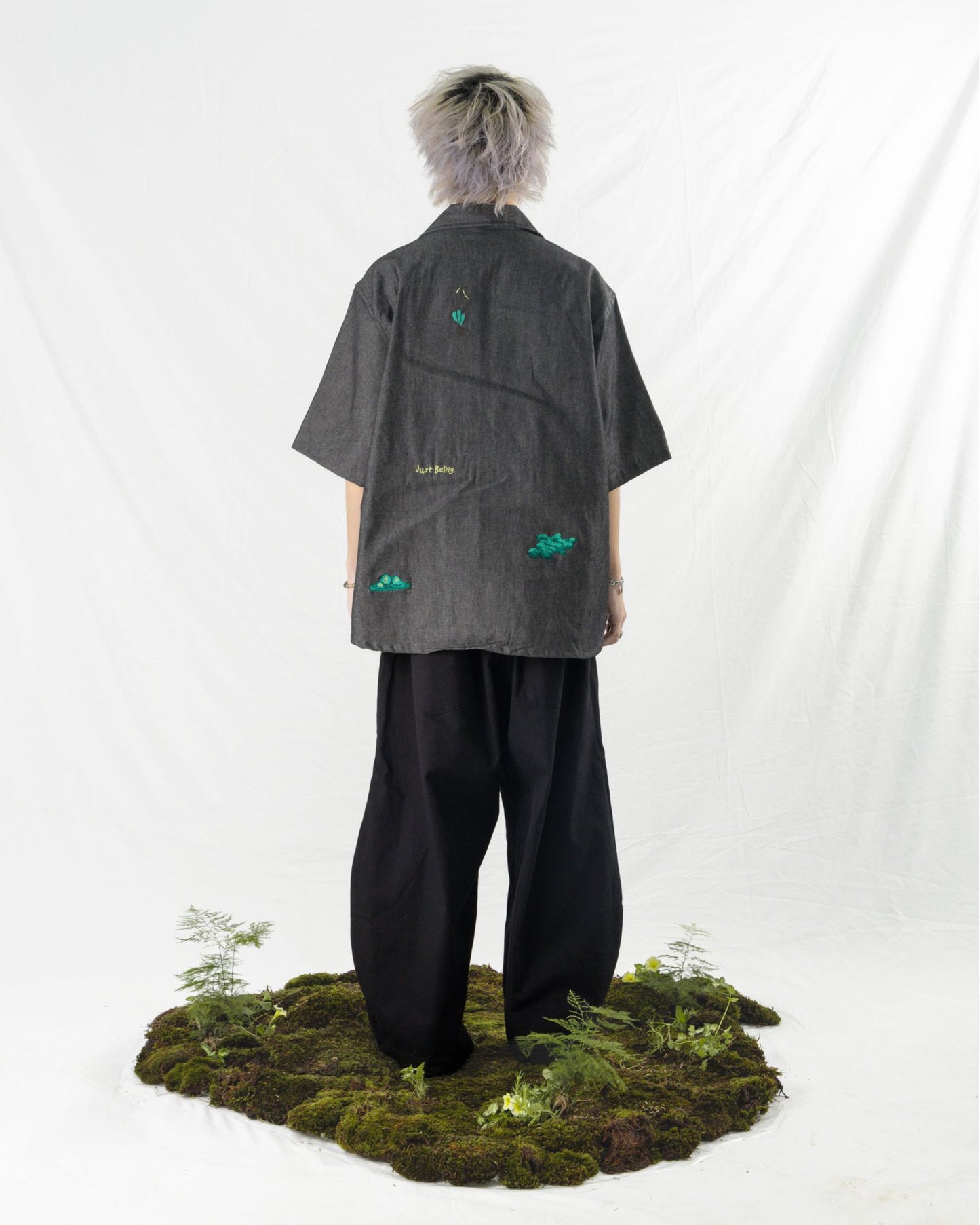 SHINKOIWA SHIRT DENIM BLACK NHNA