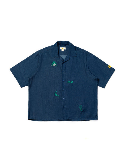 SHINKOIWA SHIRT DENIM BLUE NHNA