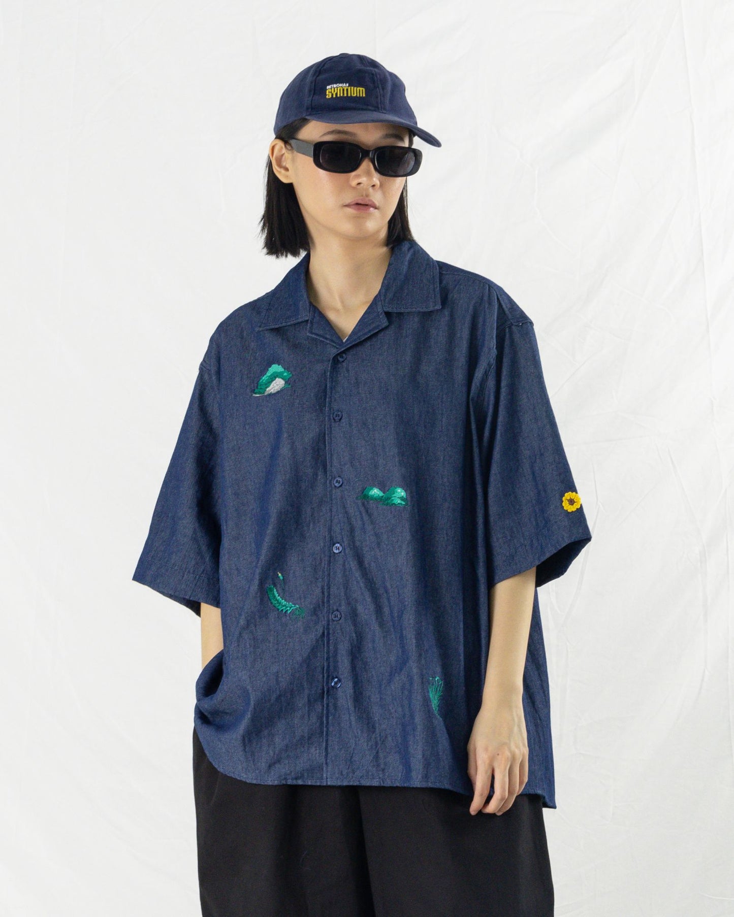 SHINKOIWA SHIRT DENIM BLUE NHNA