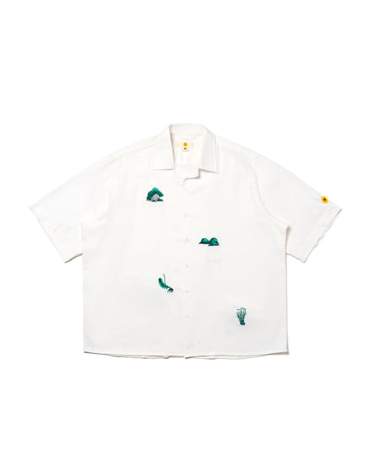 SHINKOIWA SHIRT LINEN WHITE NHNA