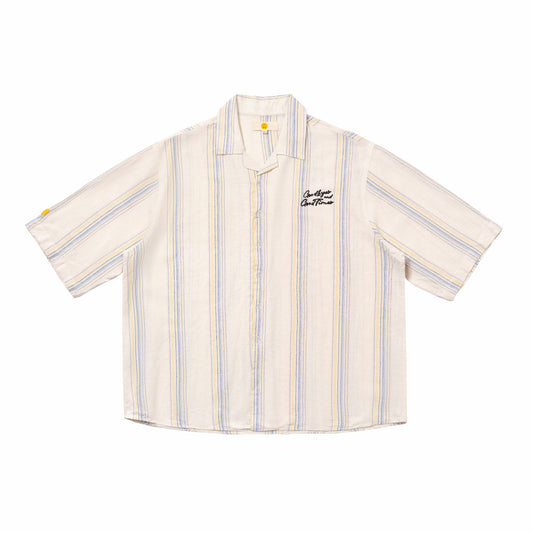 CREAM STRIPES SHINKOIWA SHIRT