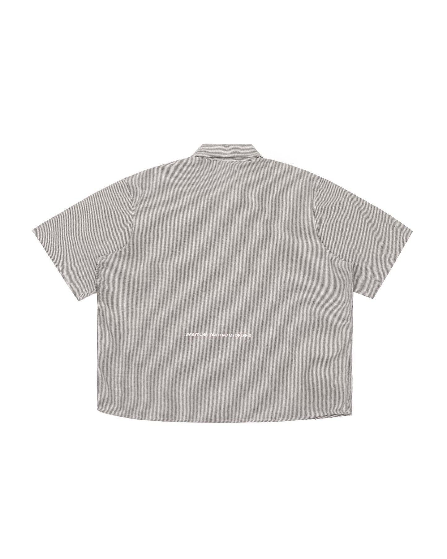 SHINKOIWA SHIRT STRIPES BLACK WHITE TNOI