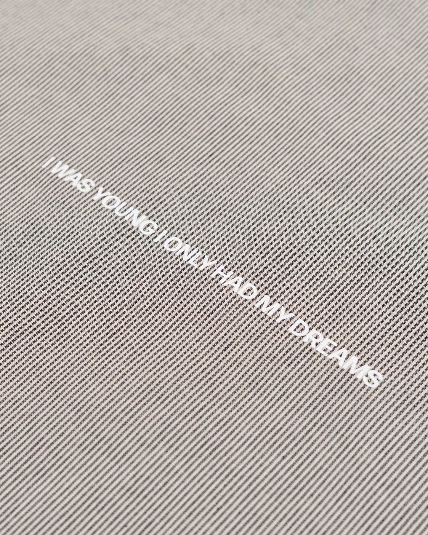 SHINKOIWA SHIRT STRIPES BLACK WHITE TNOI