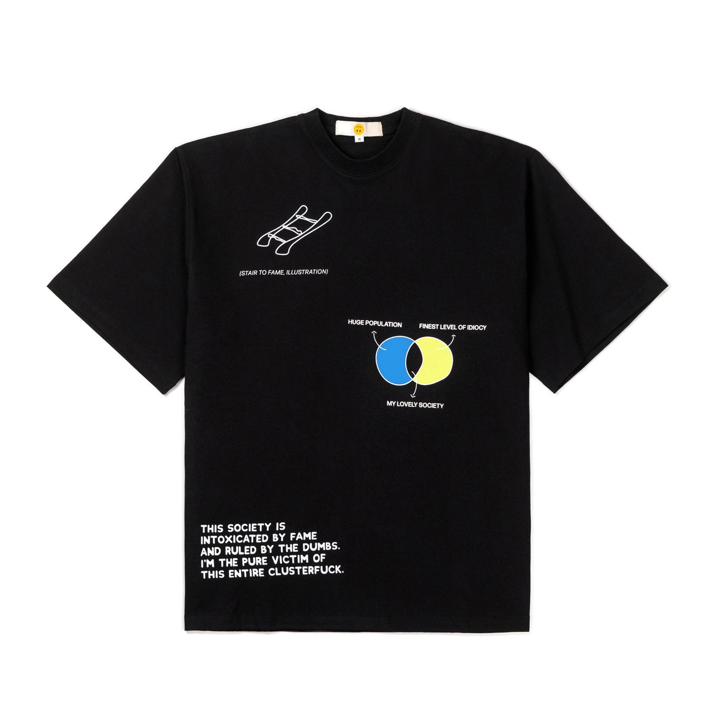 BLACK SOCIAL T-SHIRT