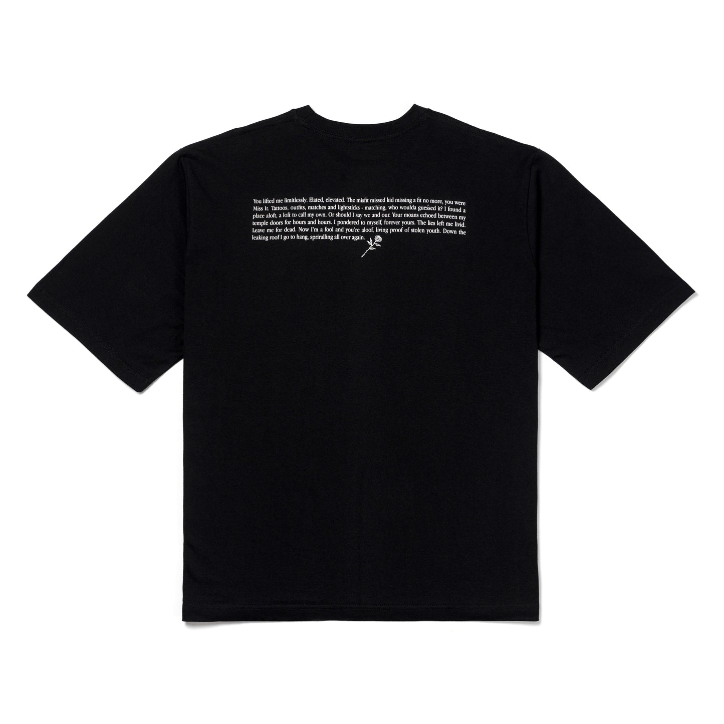 BLACK FALLEN T-SHIRT