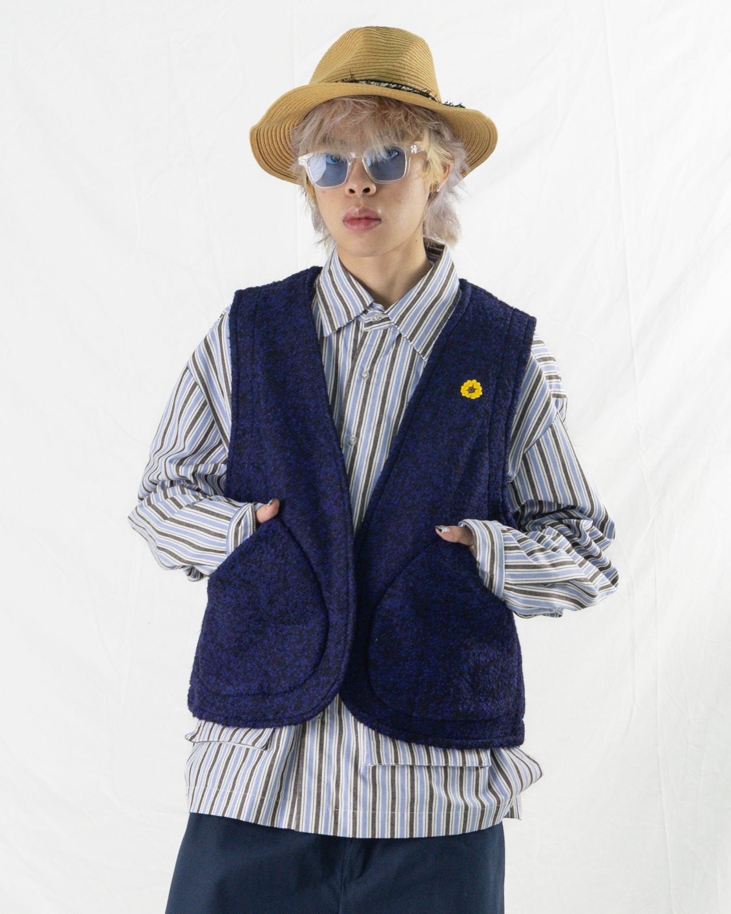 TAKA VEST SHERPA PURPLE NHNA