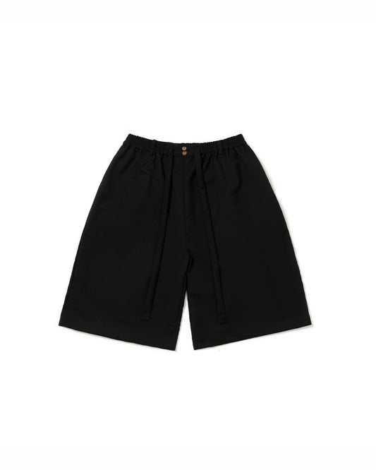TORORU SHORTS SEMI WOOL BLACK