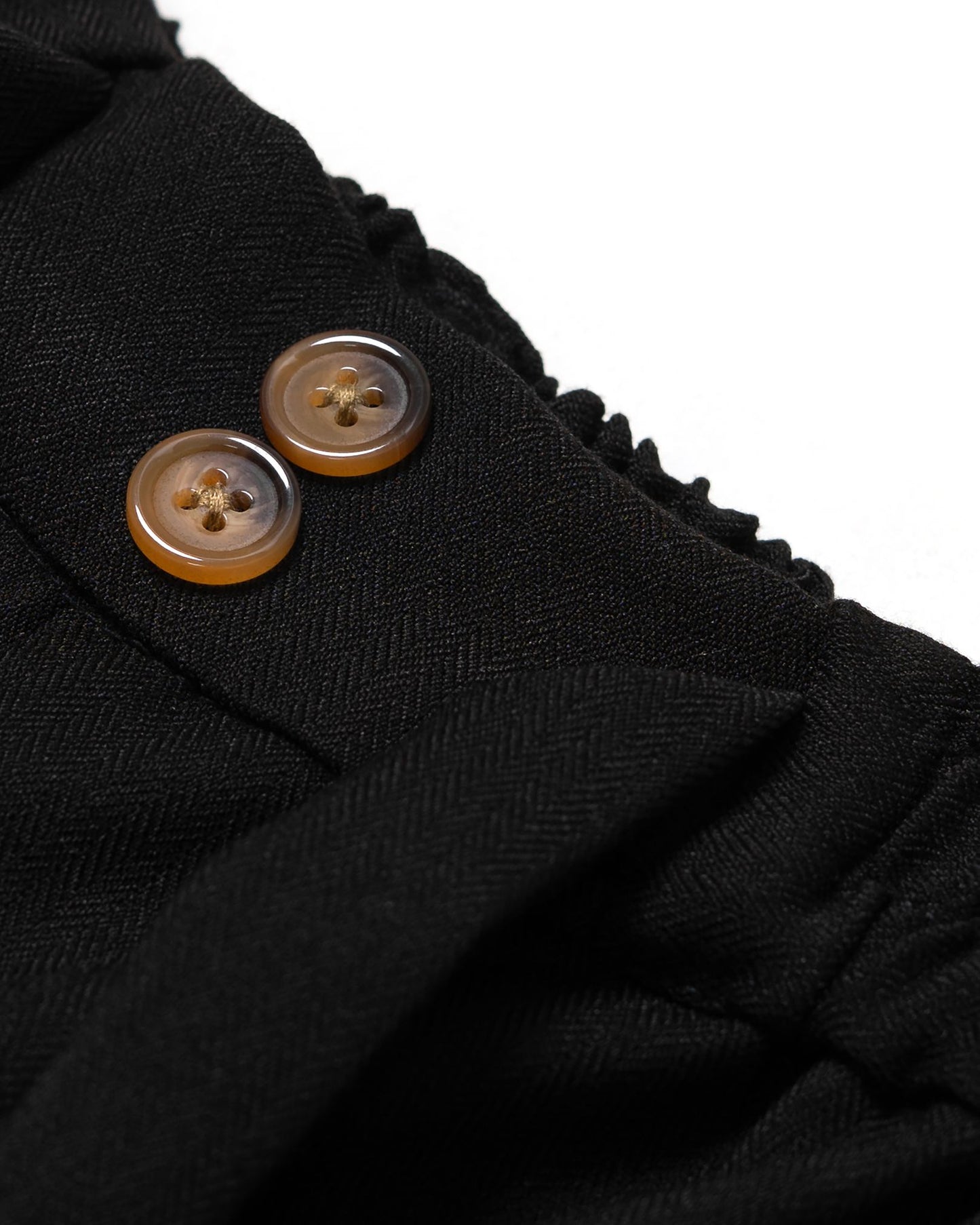 TORORU SHORTS SEMI WOOL BLACK