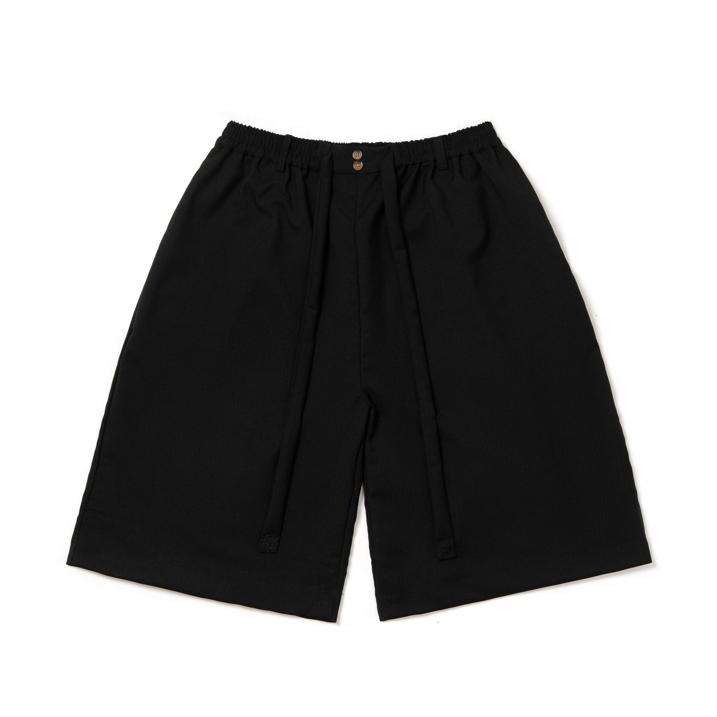TORORU SHORTS SEMI WOOL BLACK