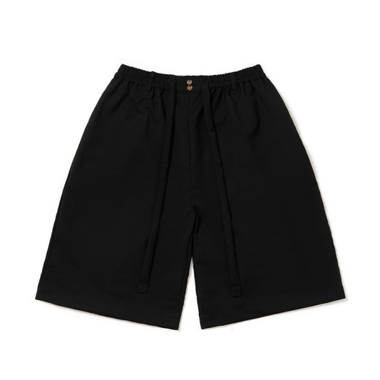 TORORU SHORTS SEMI WOOL BLACK