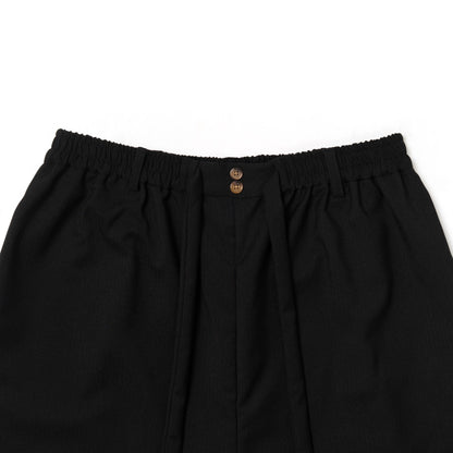 TORORU SHORTS SEMI WOOL BLACK