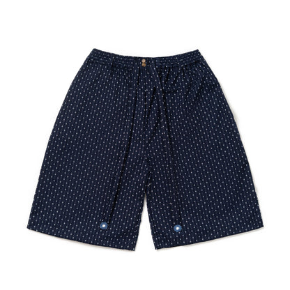 TORORU SHORTS SEMI WOOL KASURI PATTERN