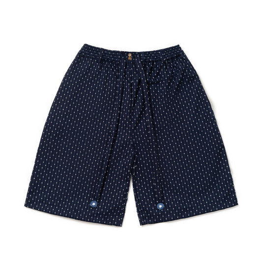 TORORU SHORTS SEMI WOOL KASURI PATTERN