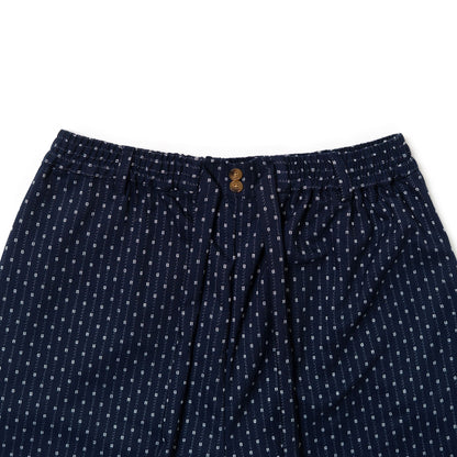 TORORU SHORTS SEMI WOOL KASURI PATTERN